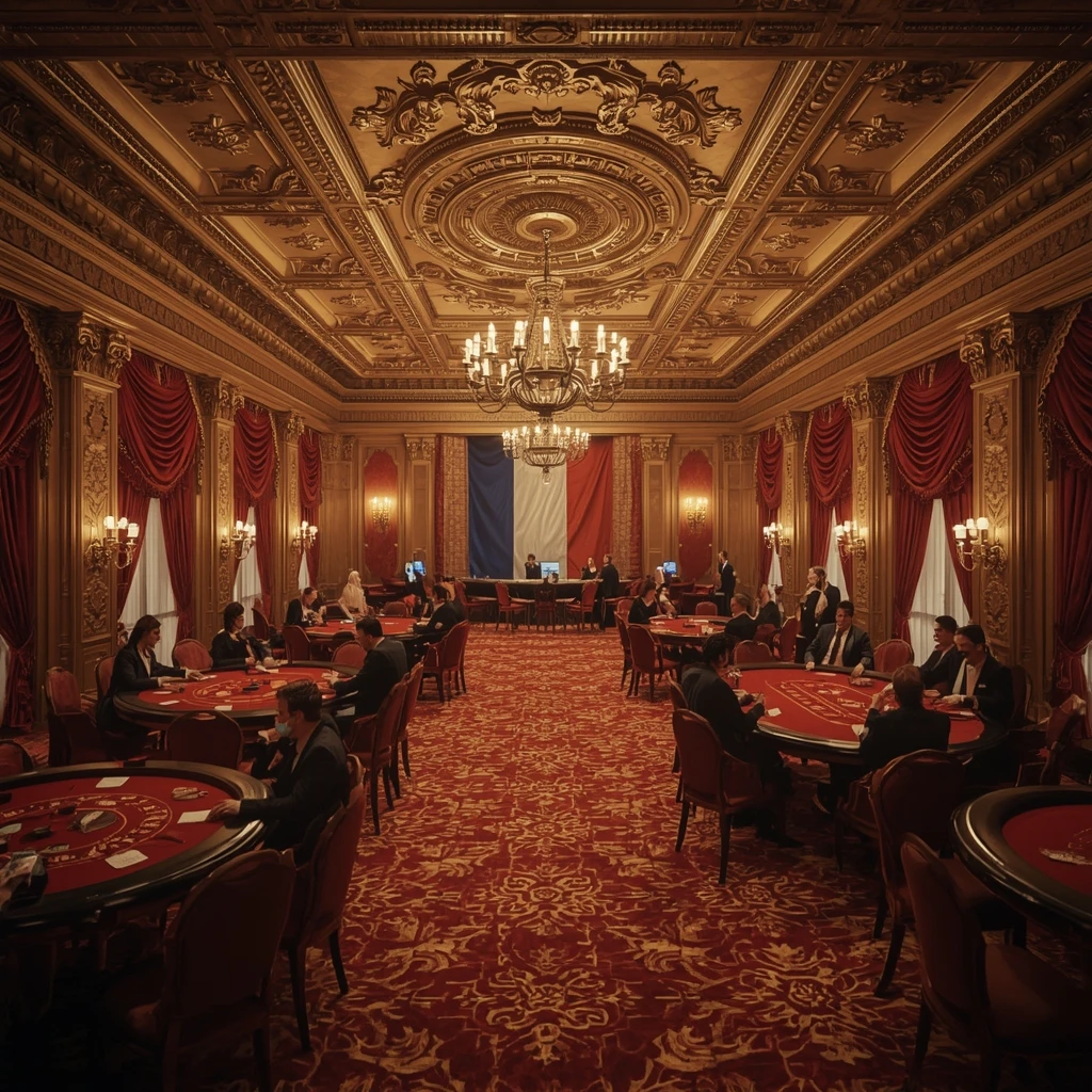 Le casino et le drapeau français HAPPY HUGO CASINO